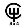 Clear Fork 4×4 Logo
